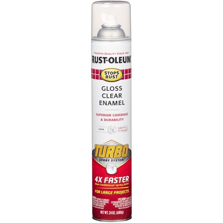 Rust-Oleum Clear, Gloss, 24 oz. 353345